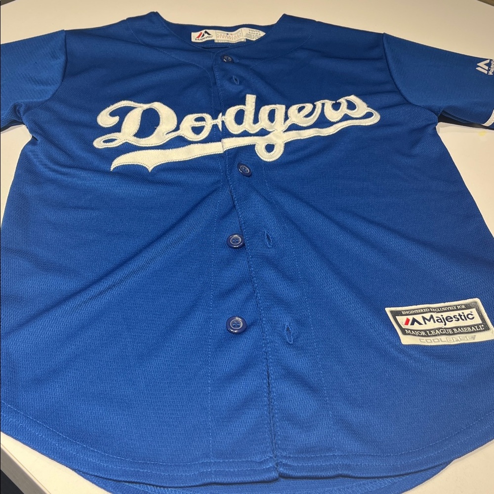 Majestic Royal Blue Dodgers Shirt make offer